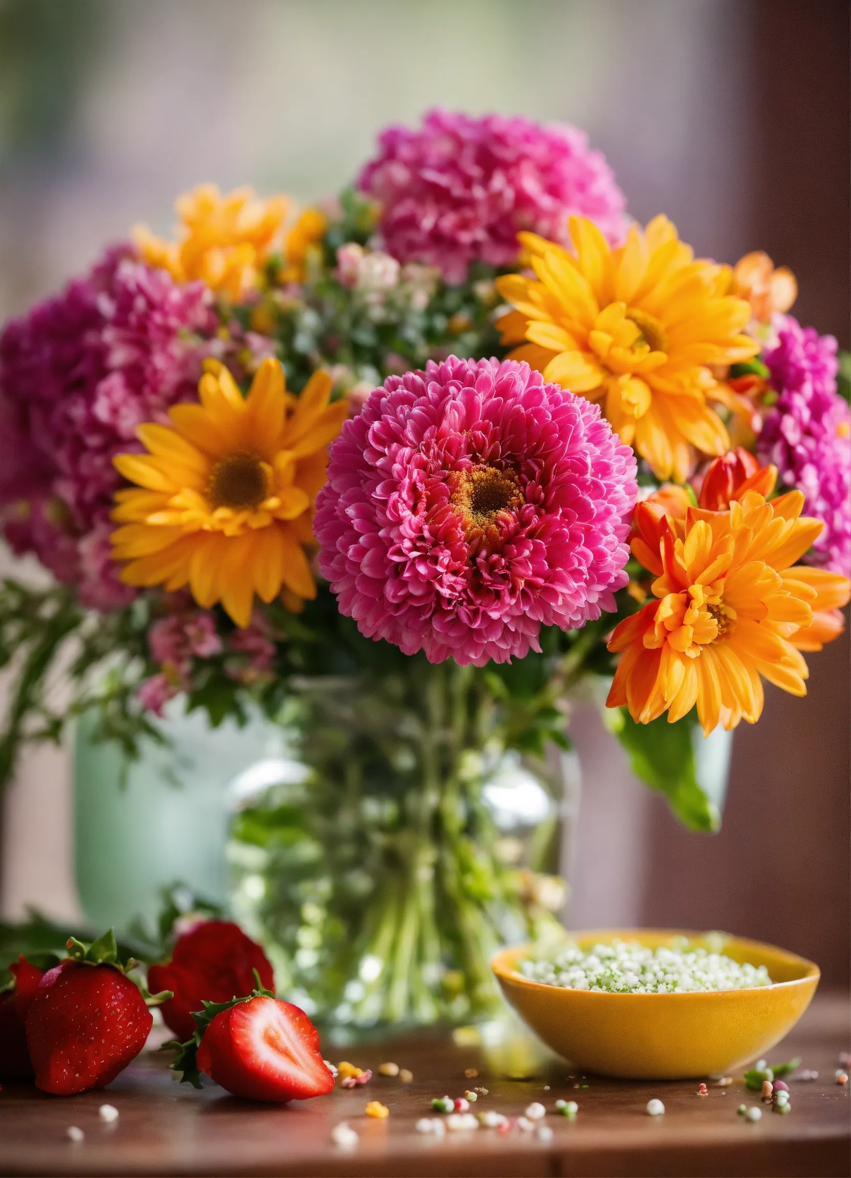 Bouquet pastel suave